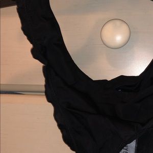 Black bathing suit bottoms